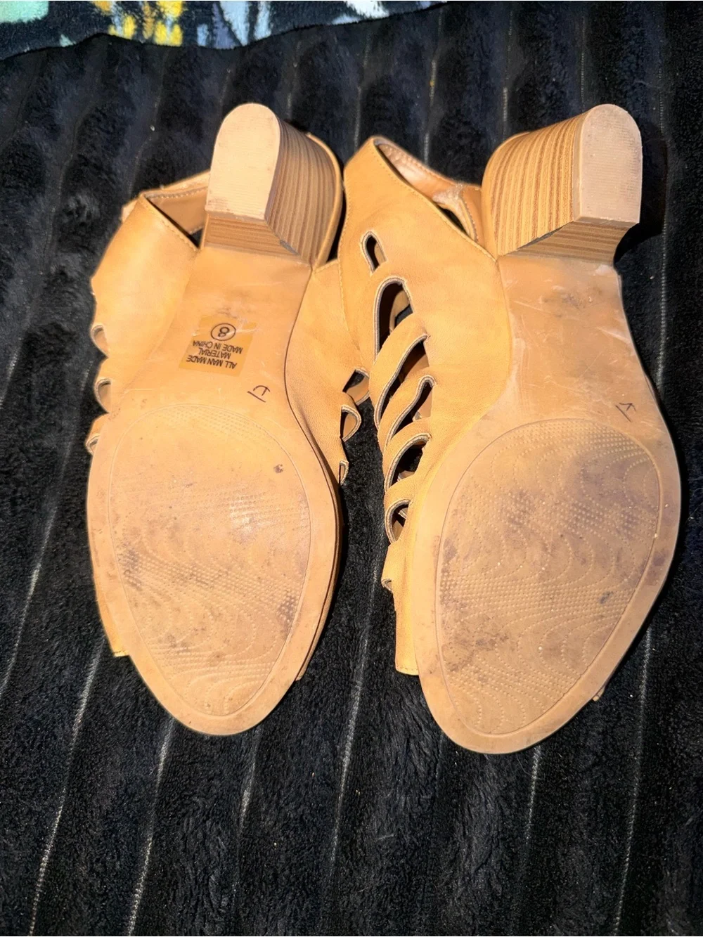 Cityclassified Tan Strappy Espadrille Slingbacks